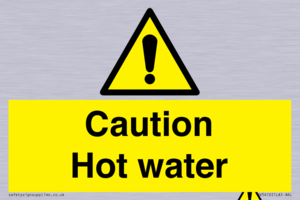 WV5412: Caution Hot water
