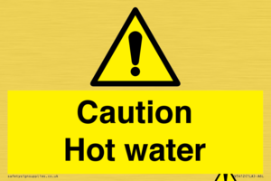 WV5412: Caution Hot water