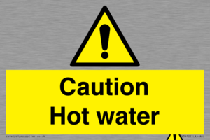 WV5412: Caution Hot water