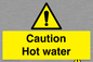 WV5412: Caution Hot water
