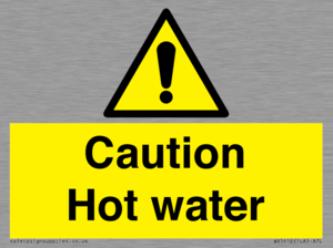 WV5412: Caution Hot water