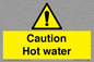 WV5412: Caution Hot water
