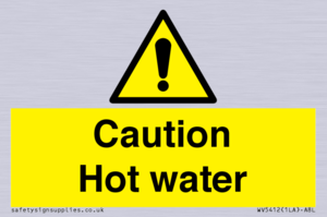 WV5412: Caution Hot water