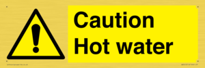 WV5412: Caution Hot water
