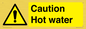 WV5412: Caution Hot water