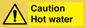 WV5412: Caution Hot water
