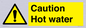 WV5412: Caution Hot water