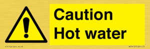 WV5412: Caution Hot water