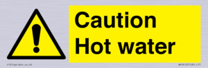 WV5412: Caution Hot water