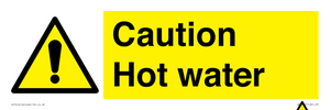 WV5412: Caution Hot water
