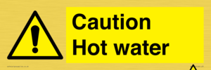 WV5412: Caution Hot water