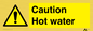 WV5412: Caution Hot water