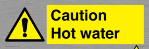 WV5412: Caution Hot water