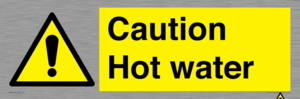 WV5412: Caution Hot water
