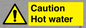 WV5412: Caution Hot water