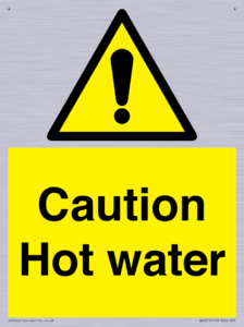 WV5412: Caution Hot water