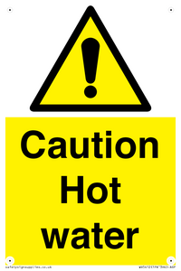 WV5412: Caution Hot water