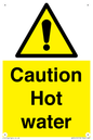 WV5412: Caution Hot water