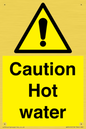 WV5412: Caution Hot water