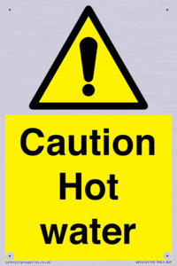 WV5412: Caution Hot water