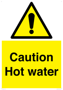 WV5412: Caution Hot water