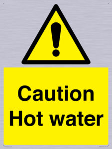 WV5412: Caution Hot water