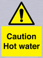 WV5412: Caution Hot water