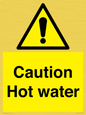 WV5412: Caution Hot water