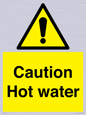 WV5412: Caution Hot water