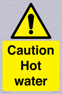 WV5412: Caution Hot water
