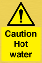 WV5412: Caution Hot water