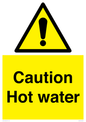 WV5412: Caution Hot water