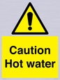 WV5412: Caution Hot water
