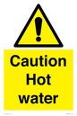 WV5412: Caution Hot water