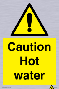 WV5412: Caution Hot water