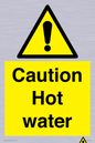 WV5412: Caution Hot water