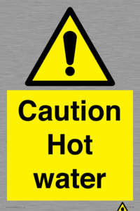 WV5412: Caution Hot water