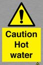 WV5412: Caution Hot water