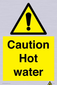 WV5412: Caution Hot water
