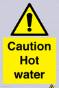 WV5412: Caution Hot water