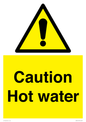 WV5412: Caution Hot water