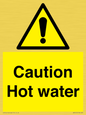 WV5412: Caution Hot water