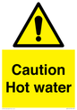 WV5412: Caution Hot water