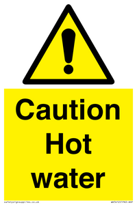 WV5412: Caution Hot water