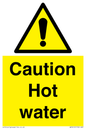 WV5412: Caution Hot water