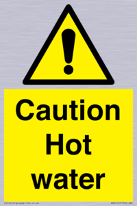 WV5412: Caution Hot water