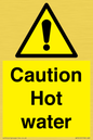 WV5412: Caution Hot water
