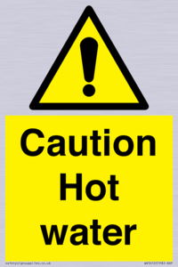 WV5412: Caution Hot water