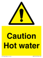WV5412: Caution Hot water