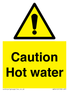 WV5412: Caution Hot water